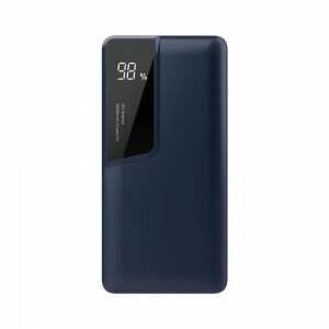 Powerbank USB/USB-C s displejom 10000mAh modrý VT-3511 (V-TAC)