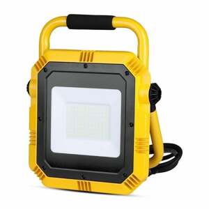 Reflektor pracovný LED IP65 PRO 50W, 4000K, 4000lm, žltá VT-51 (V-TAC)